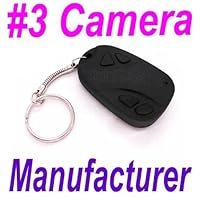 30fps 808 #3 Spy Car Key Keyring Camera DVR Covert Video Spycam Keychain 720*480