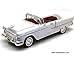 Motormax 1955 Chevy Bel Air Coupe 1/18 Diecast Model Car White