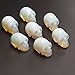 2.0inch Natural Carved Skull Crystal Reiki Healing Stone Statue Collectible Figurine