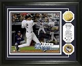 MLB New York Yankees Derek Jeter 3,000th Hit Commemorative 24KT Gold Coin Photo Mint