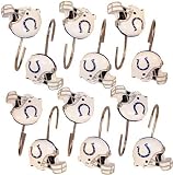 Indianapolis Colts Set 12 Bathroom Shower Curtain Hooks