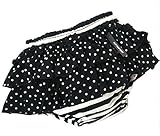 ブルマスカート Wフリル ボーダー×水玉