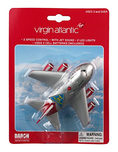 Daron Virgin Atlantic Pullback Plane with Lights & Sounds