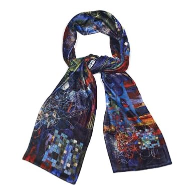 Fireworks Velvet Scarf by Neil Bottle||RF10F