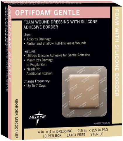 Optifoam Gentle Border Adhesive Dressings (1 Each)