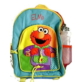  Sesame Street Elmo Large Backpack for Kids - Nice Back to School Item