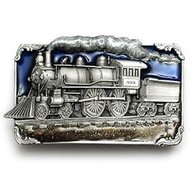 RAILROAD TRAIN Belt Buckle Railroading Tradition
