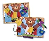 Enlarge toy image: Melissa & Doug Basic Skills Board -  preschool activity for young kids