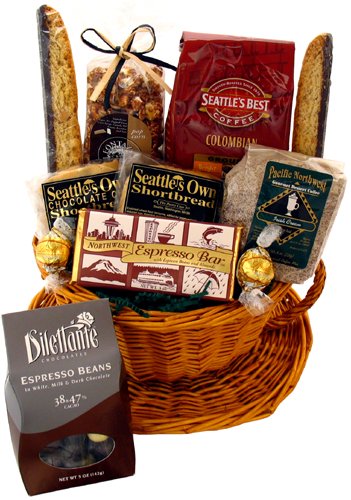 Grande Latte Gift Basket by Seattle Gift Basket Company