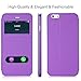 iPhone 6 6S Case, AVAWO Creative Smart Window View Touch Front Flip Cover Ultra Thin Folio Case for iPhone 6 6S 4.7