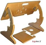 Laptop Bed Desk Tray Book Stand Portable Notebook Computer Table Adjustable Ergonomic W/ Mouse Pad Holder and Cup Holder . . . . FOLDABLE . . . . ErgoArc 2 Made in USA . . . . Specially designed for Laptops, Notebooks, Tabs & Books: Acer, Apple, Asus, Dell, Gateway, HP, Lenovo, MacBook, Toshiba, Vaio, etc.