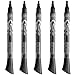 Quartet Dry Erase Markers, EnduraGlide, Fine Tip, Bold Color, Black, 12 Pack (5001-22M)