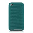 Turquoise Minisuit Touch Case - Silicone skin design cases for Apple iPod Touch 4g 4th Generation bonus screen protector + Minisuit LCD Cleaner