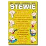 (24x36) Family Guy (All I Know I Learned From Stewie) TV Poster Print