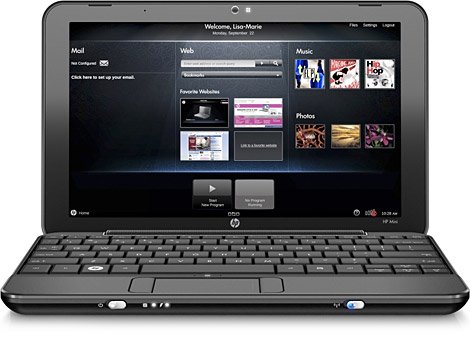 HP MINI 1116NR Netbook Notebok - Intel Atom N270 1.6 GHz / 1GB DDR2 / 16GB HD / 8.9" WSVGA / Wireless 802.11b/g / Built-in Webcam / Windows XP Home (Factory Refurbished)