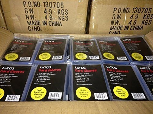 Best Deal for Dealers: 18000 YuGiOh!/Cardfight Vanguard Perfect Size Soft Clear Card Sleeves 2 13/32 x 3 15/32" (61x88 mm)