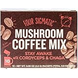 Four Sigma Foods Mushroom Coffee, 10 Count