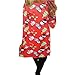 Christmas Dress Mallcat Women Christmas Snowman Swing Dress