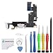 OmniRepairs Charging USB Dock Port Flex Cable Replacement with Microphone and Headphone Audio Jack Compatible for iPhone 6 Plus Model A1522, A1524, A1593 (Space Gray)