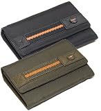 Genuine Reebok Nylon Canvas / Vinyl Leather Like Trifold Wallet With Coin Pouch