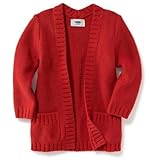 オールドネイビー OLD NAVY/ オープンフロントカーディーコート レッドボタンS トップスカーディガン 3歳【並行輸入】