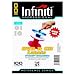 Infiniti A4 Blank White CD Label (100)
