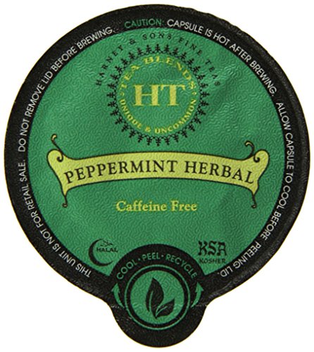 Harney and Sons Peppermint Herbal Tea Capsules, 16 Count