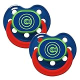 Baby Fanatic Pacifier - Glow In The Dark (2 Pack) - Chicago Cubs by Baby Fanatic [並行輸入品]
