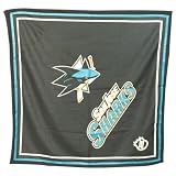 San Jose Sharks Jersey Style Bandanas (Measures 22" x 22") - Black