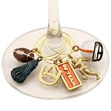 Auburn Tigers NCAA Glassware Charm Set (Set of 6)