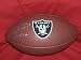 Darrius Heyward-Bey Autographed Oakland Raiders Logo Football with Inscription, Proof Photo of Darrius Signing for Us.