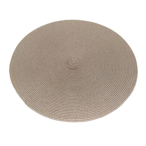 Set de table rond Galaxie Taupe Set de table rond Galaxie Taupe