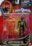 Eigenschaften BANDAI Power Rangers / Power Rangers - Mystic Force - Disney Store Exclusive - Mega Figure Set - 2-Pack - Red Ranger & Black Triptoid - OVP