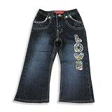 Pop Jeans - Toddler Girls Embellished Love Denim... by Pop Jeans