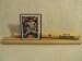 Texas Rangers Mini Mounted Baseball Bat with Nolan Ryan 1990 Score Baseball Card