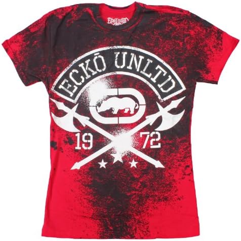 ecko unltd. MMA Axed Men's Short Sleeve T-Shirt (True Ecko Red, Large)