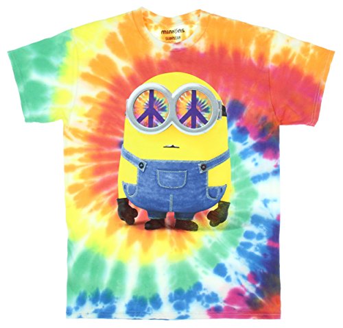 Minions Hippie Minion Mens Tie Dyed T-Shirt (XX-Large)