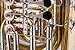Tempest Agility Winds CC Tuba 5 Rotary Valves Brass with Nickel Silver Trim Case with Wheels