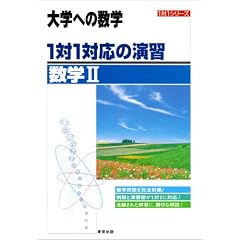 1対1対応の演習/数学II―大学への数学 (1対1シリーズ)