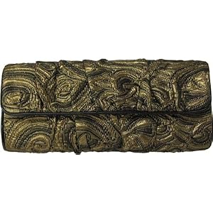 Nicole Miller Women's Jolie Fold Clutch Evening Handbag