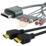 6FT Premium High Speed HDMI Cable (v1.3) + HD AV Component For Xbox360