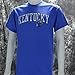 University of Kentucky Wildcats UK Basketball KY Arch Distressed Style T Shirt Blue
