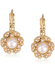 kate spade new york "Park Floral" Leverback Earrings