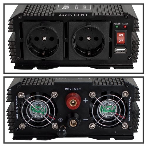 TecTake® Spannungswandler Wechselrichter Inverter 12 V