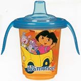 Munchkin Dora the Explorer 8 Oz. Re-usable Trainer Cup with Twist Tight Lid - 3 Pack BPA Free