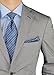 Bianco B Men's Suit Two Button 2-Piece Modern Fit Suit Gray Jacket & Trousers