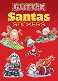Glitter Santas Stickers (Dover Little Activity Books Stickers)