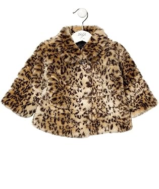 Leopard Print Faux Fur Coat