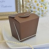 Mini Asian Style Chinese Take Out Favor Box (12 Count)- Brown
