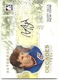 Barry Beck 2010-11 ITG Decades 1980s Autograph Card #ABBK New York Rangers